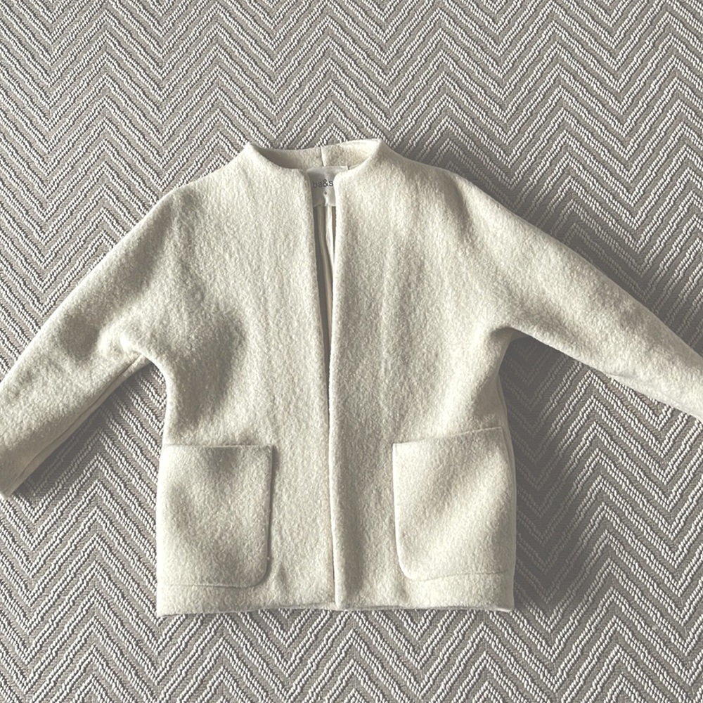 ba&sh ecru lady coat // EUC